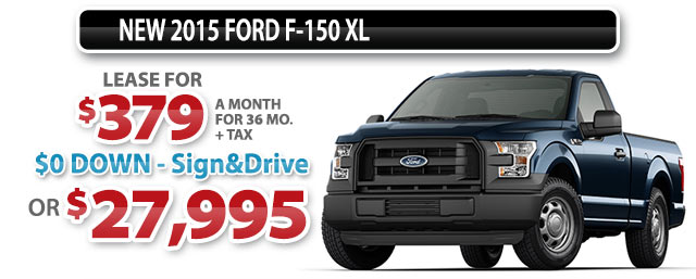 NEW 2015 FORD F-150 XL